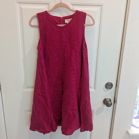 Anthropologie Maeve Linen Swing Dress - Picture 2 of 4